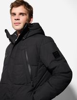 Kab&aacute;t - Kapuce se &scaron;ňůrkou na stažen&iacute; - cern&aacute;