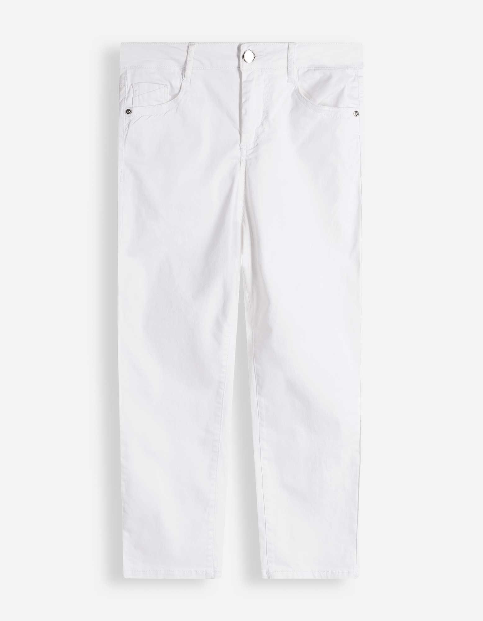 Caprihose - Twill - wei&szlig;