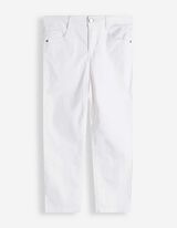 Caprihose - Twill - wei&szlig;