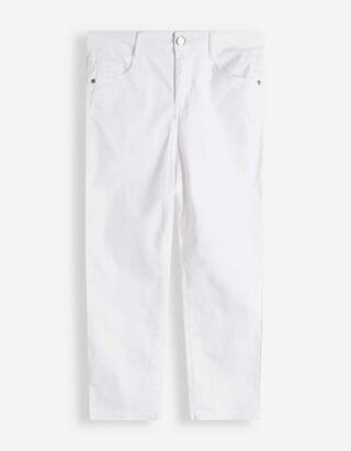 Caprihose - Twill - wei&szlig;