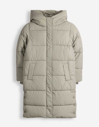 Steppmantel - Wasserabweisend - Khaki