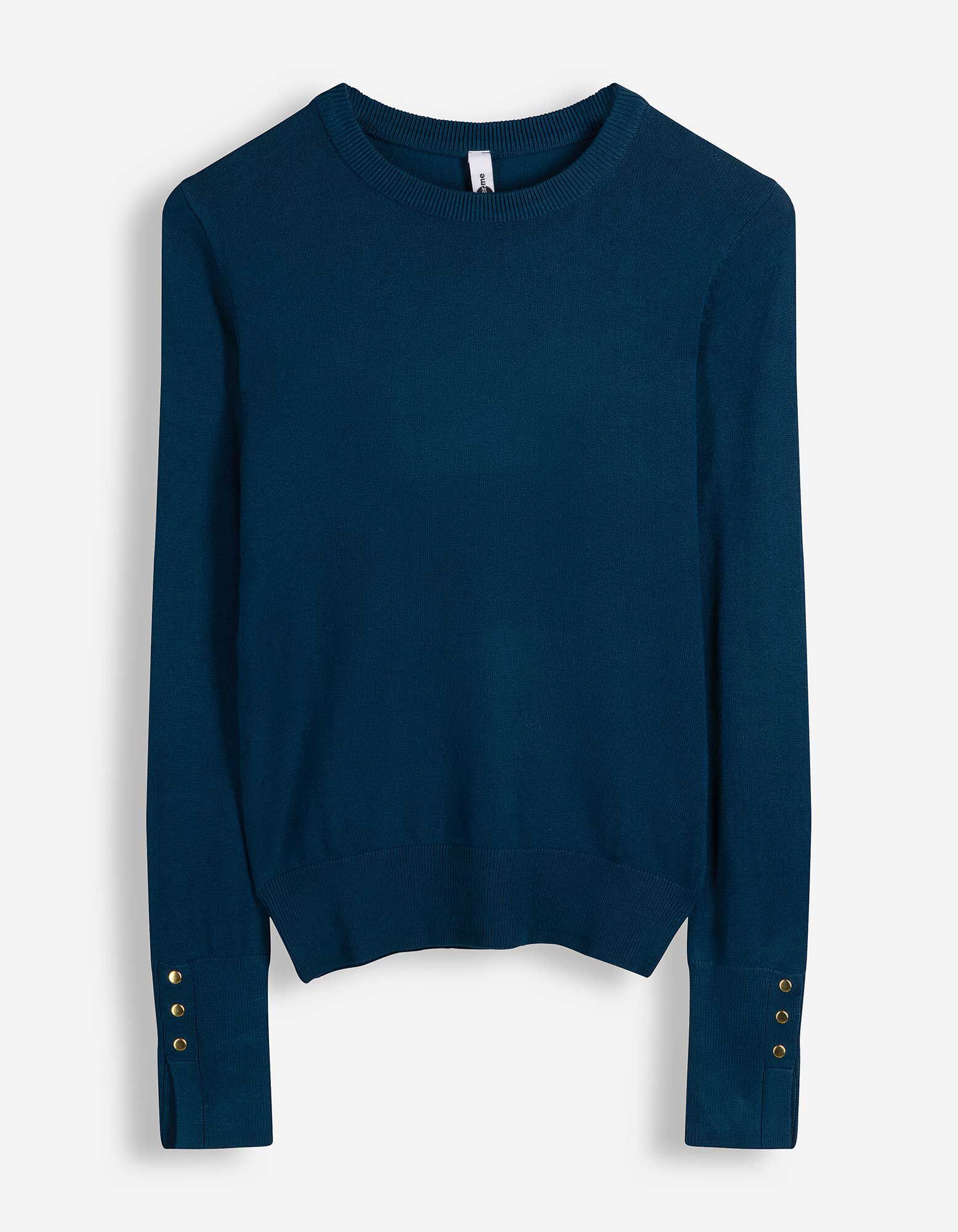 Strickpullover - blau