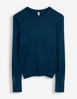 Strickpullover - blau