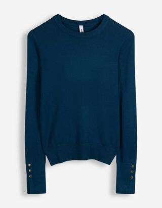 Strickpullover - blau