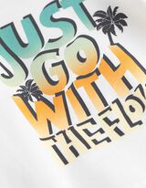 T-shirt - Imprimé - blanc