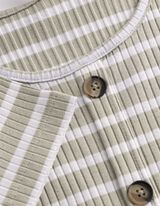 T-Shirt - Streifen - t&uuml;rkis