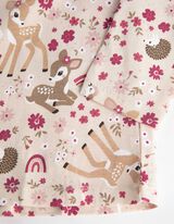 Bluză de corp cu mânecă lungă - Imprimeu allover - Bej