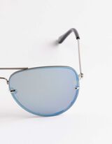 Pilotinių akinių - sidabrinis