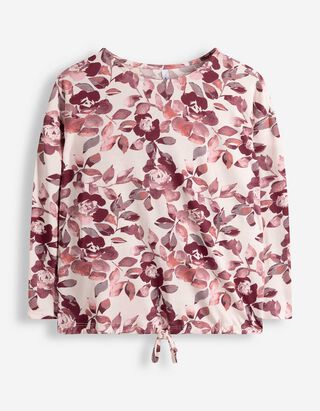 Shirt - Knotendetail - rosa