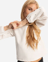 Sweatshirt - Oversized Fit - beige