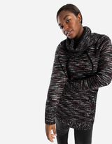 Lange trui - Breigoed - zwart