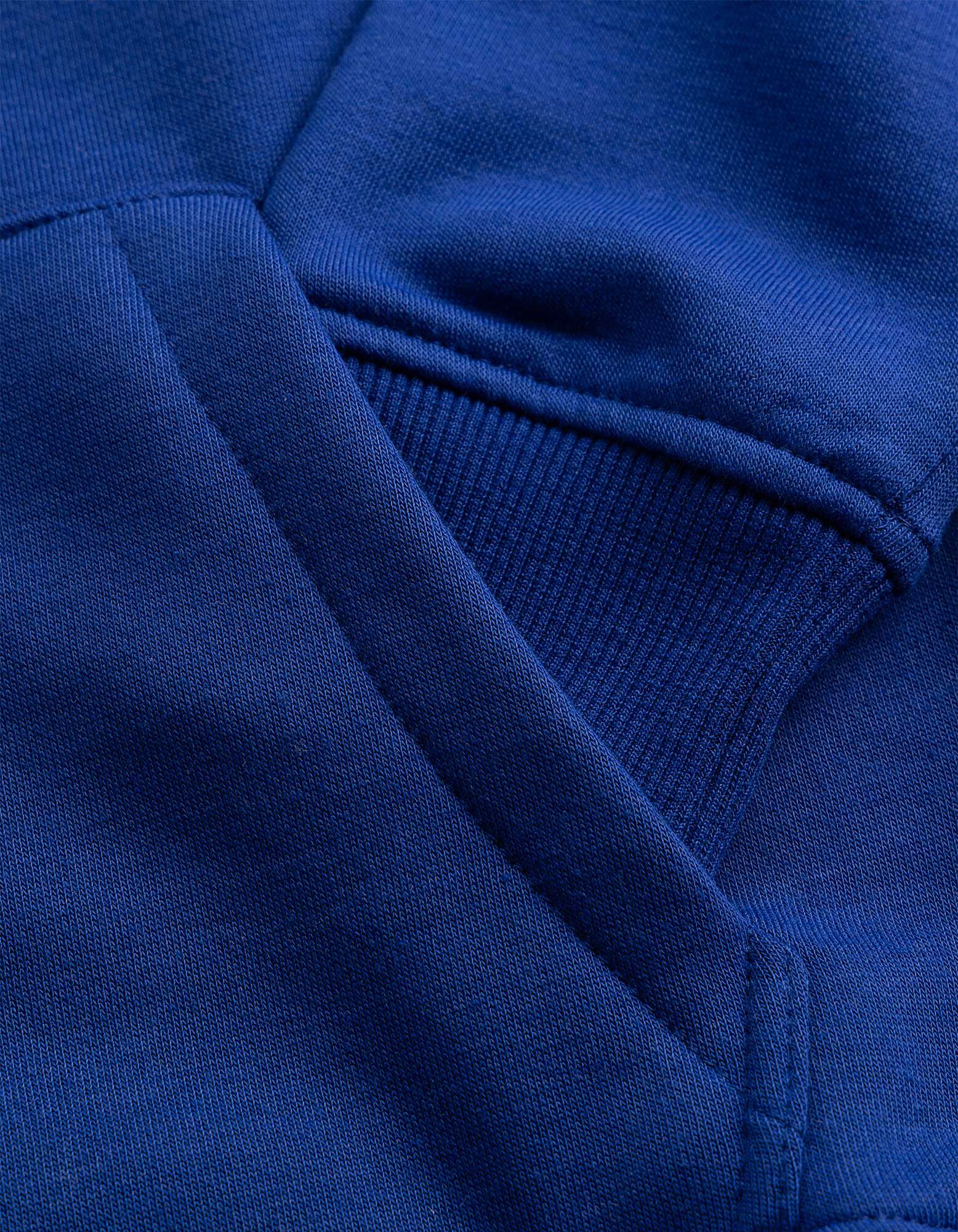 Hoodie - Color-Blocking - blau