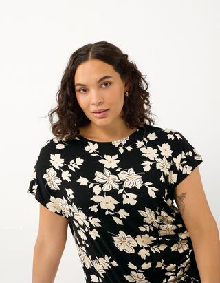 T-Shirt - Kordel - Schwarz