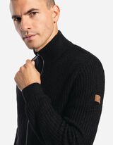 Dukserica sa kapuljačom - Ruska kragna - crno