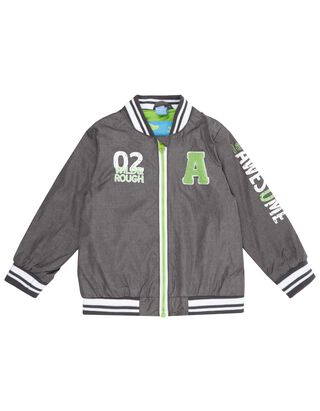 Baby Blouson mit Prints und Aufn&auml;her