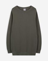 Pulovr - Žebrování - tmave zelena