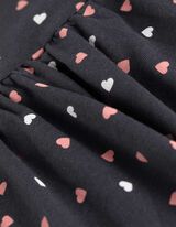 Kleit - allover-tr&uuml;kk - tumehall