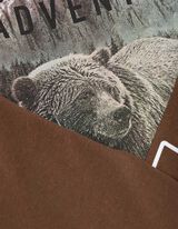 Maglia a manica lunga - Stampa - marrone scuro