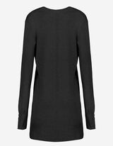 Dolga jopa - Viskozna me&scaron;anica - crna