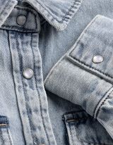 Hemdbluse - mid blue denim - blau