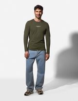 Shirt - einfarbig - dunkelgr&uuml;n