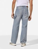 Jeans - Loose Fit - blau