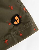 Kopalne hlače - Raztegljiv pas - temno zelena