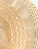 Pălărie vară - Aplicație - Alb