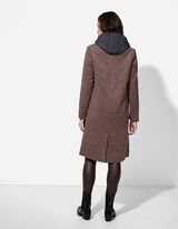 Mantel - Double-Layer-Look - beige