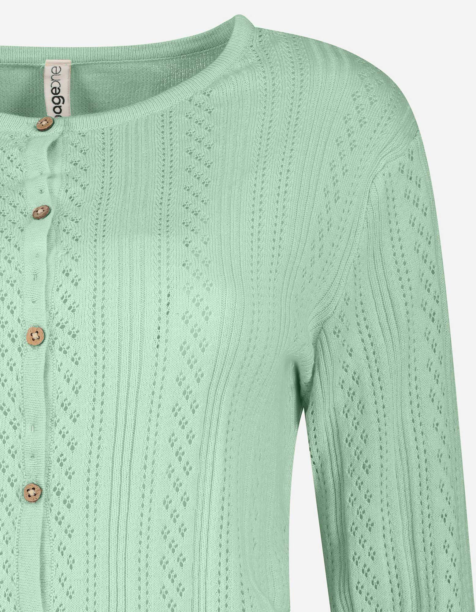 Cardigan - Coupe Slim Fit - Vert clair