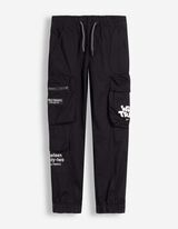 Cargo broek - Effen - Zwart