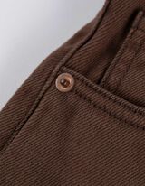 Jeans - High Waist - braun