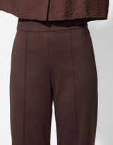 Pantaloni - Monocrom - Maro inchis