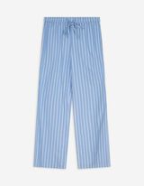 Komplet pidžame od majice i hlača - tkana tkanina - bijela