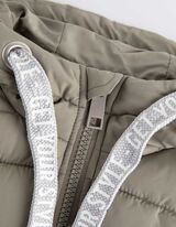 Vesta lungă - Fantă laterală - Verde inchis