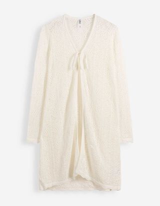 Cardigan - H&auml;kelspitze - Off-White