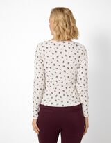 Longsleeve - Met kant - Off-White