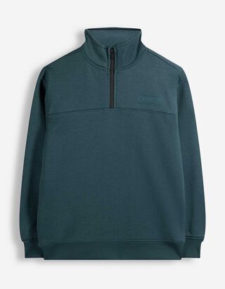 Troyer - Oversized Fit - Dunkelgr&uuml;n