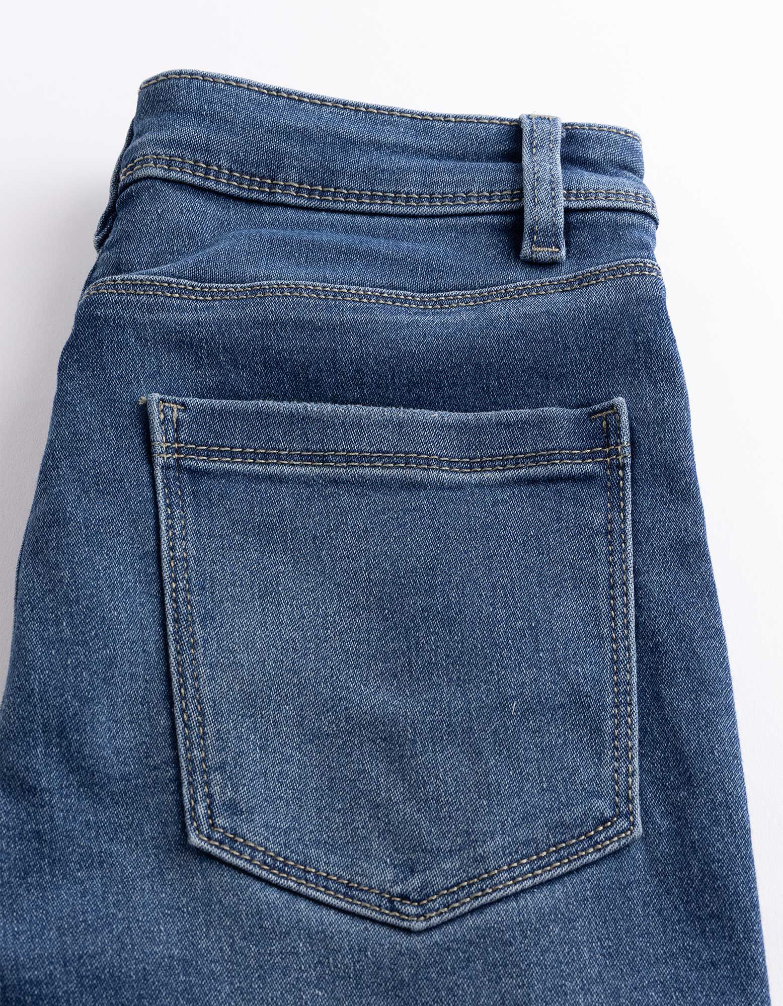 Dž&iacute;ny - Velmi přil&eacute;hav&yacute; střih Skinny Fit - Modra