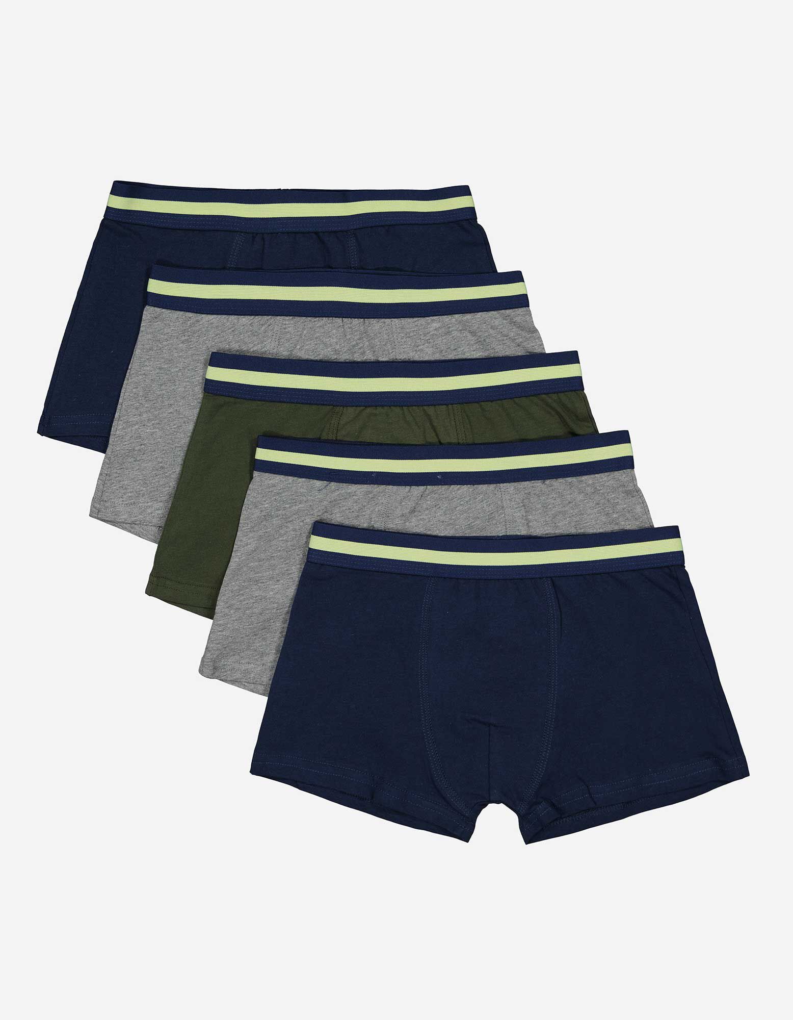 Boxershort - Set van 5 - donkerblauw