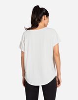 Tričko - Obsah modalu - biely