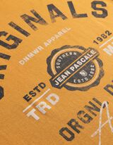 T-Shirt - Frontprint - gelb