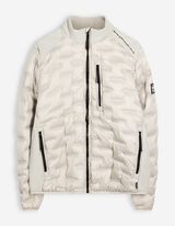 Jacke - Stehkragen - beige