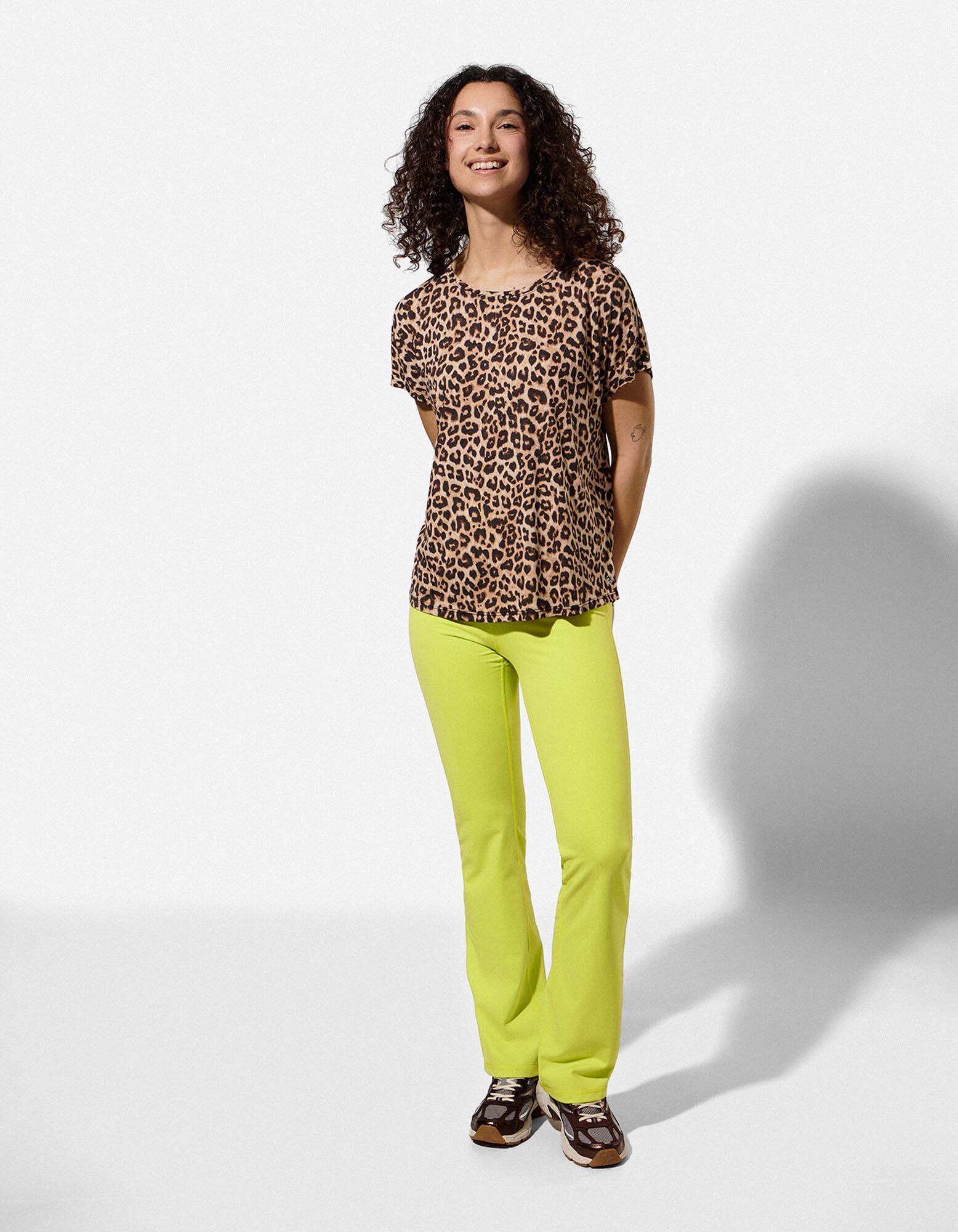 Leggings - Atmungsaktiv - Lime