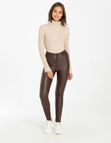 Jeggings - Lederoptik