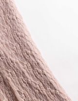 Jupe maxi longueur - Dentelle - ros&eacute; tendre 
