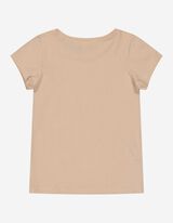 T-shirt - Glitterprint - beige