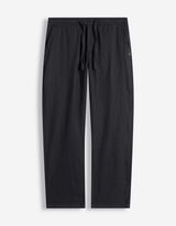 Hose - Leinen-Optik - schwarz