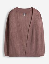 Set aus Strickjacke und Stricktop - 2er-Pack - Beere