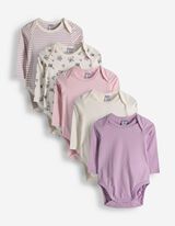 Langarmbody - 5er-Pack